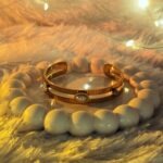 crystal clover cuff